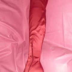 Thigh High Boots Red size 6 BNIB