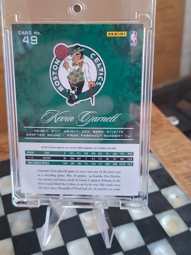 Kevin Ganett sports card