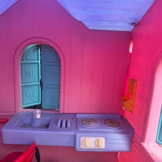 Little Tikes House and Car pink