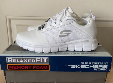 NEW Womens Skechers work slip resistant trainers