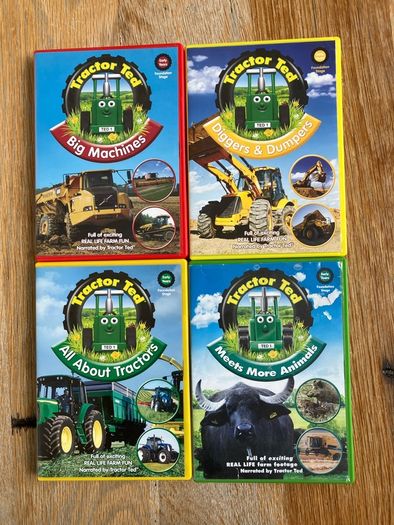 Tractor Ted DVD Bundle - 4 DVDs - Kids Farming Tractors