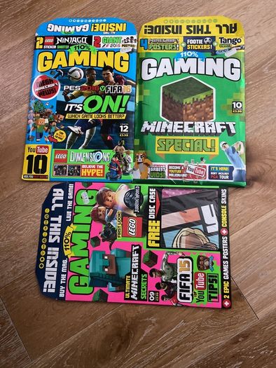 3 gaming magazines 110% GAMING