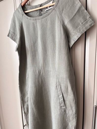 Part Two pure linen dress uk10-12