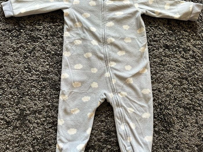 H&M zip up fleece suit