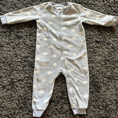 H&M zip up fleece suit
