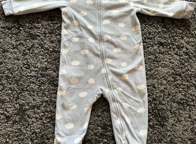 H&M zip up fleece suit