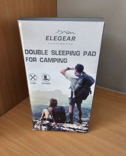 Inflatable double mattress