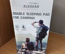 Inflatable double mattress