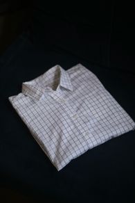 Muji unisex chekced plaid shirt