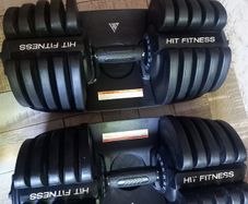 40kg Adjustable Dumbbells and Bench