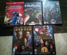 Marvel Dvd Bundle Hulk Iron Man Avengers Superhero Movies