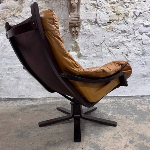 1960s Gerald Easden Lounge Chair In Sumptuous Cognac Leather