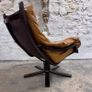 1960s Gerald Easden Lounge Chair In Sumptuous Cognac Leather Image 4