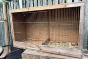 wooden bird cage
