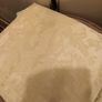 Cream embossed Table cloth Image 3