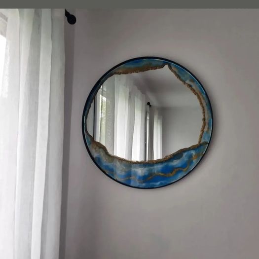 Handcrafted Resin Mirror-Custom made