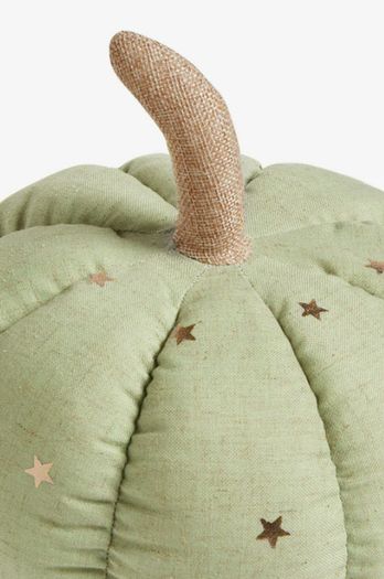 NEXT Sage Green Pumpkin Doorstop