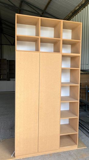 Wardrobes, kitchens, utility rooms, storage units.