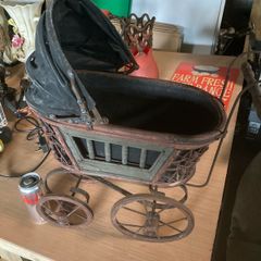 Antique child's baby pram