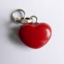 Genuine Links of London Sterling Silver Red Enamel Heart Charm Image 3