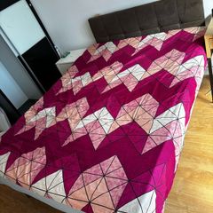 double bed and mattress