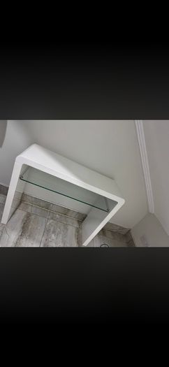 White side table
