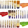 Complete 155 Pcs Deluxe Artist Painting Set with French Easel, Art Painting Brushes Set, Paints Tube Set, Painting Pads, Stretched Canvas, Palette Knives Image 4