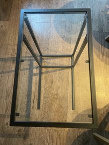 Glass table/ laptop stand