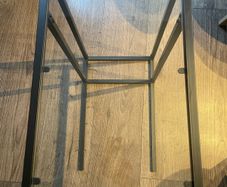 Glass table/ laptop stand