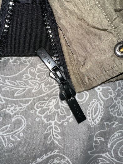 SikSilk Beige Puffer Jacket with Fur Hood