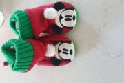 Mickey mouse christmas slippers uk7