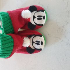 Mickey mouse christmas slippers uk7