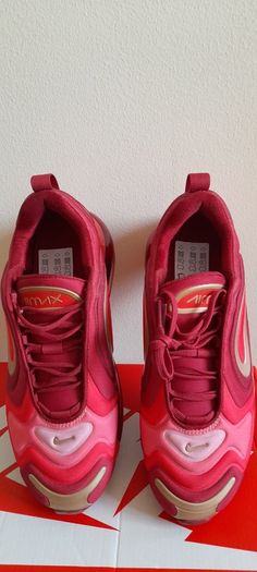 Nike Air Max 720 Iron Man (GS) UK-5.5/EUR-38.5 AQ3195-600 Team Crimson/Metallic Red Bronze-Gym Red-2019