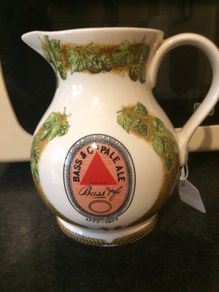 Brass ale bi centuary wade jug rare free postage