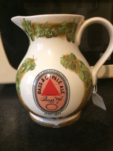 Brass ale bi centuary wade jug rare free postage