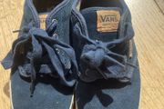 Vans size 3 navy blue