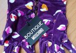 BNWT - Boutique Moschino purple gloves