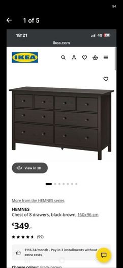 chest of drawers ikea hemnes