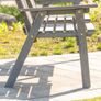 2-Seater Wooden Garden Bench with Table Image 7