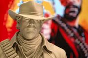 3D Printed Arthur Morgan Bust From Red Dead Redemption 2