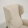 Vintage Sculptural Boucle Wingback Model 877 Armchairs by Gianfranco Frattini for Cassina, Italy, 1950s Image 8