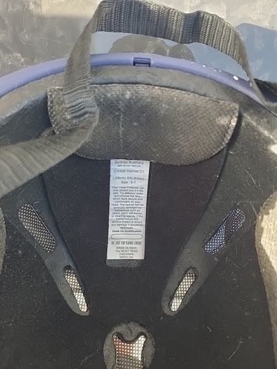 Cricket helmet