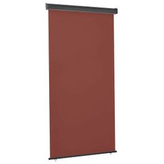 Balcony Side Awning 125x250 cm Brown