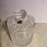 CAVAN Crystal Canister, Glass, biscuit jar, tobacco jar, Crystal candy dish, crystal, glass container, Glass Canister with Lid. No27 Image 5