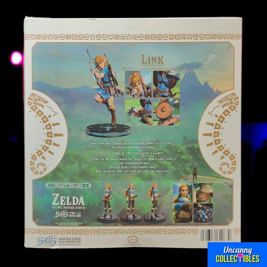 Legend of Zelda Breath of the Wild Link First 4 Figures Statue