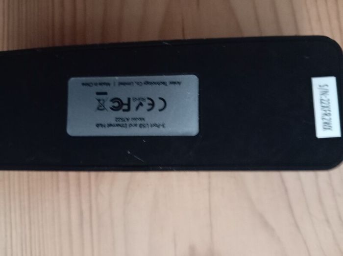 3-port Usb And Ethernet Hub Model A7522