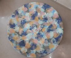 Hand painted decorative plate