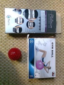 Gym Ball  & Back Support