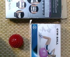 Gym Ball  & Back Support