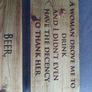 signs, beer, present, gift, man caves, shed Image 2